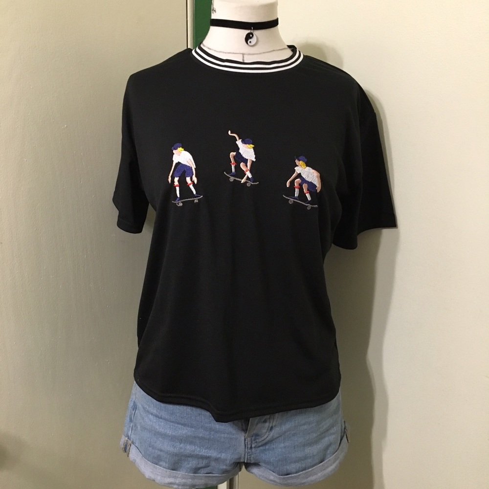 Black Graphic T-shirt