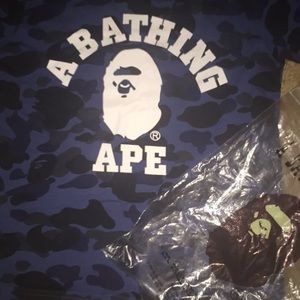 Blue Camo Bape T-Shirt
