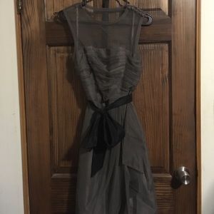 FINAL CALL -  White by Vera Wang silver dress