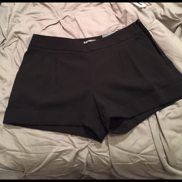 Express Black Dress Shorts - Picture 4 of 4
