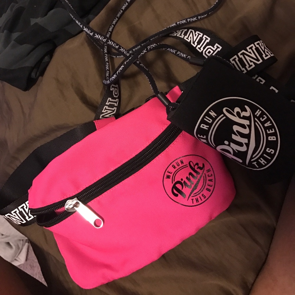 Pink fanny pack