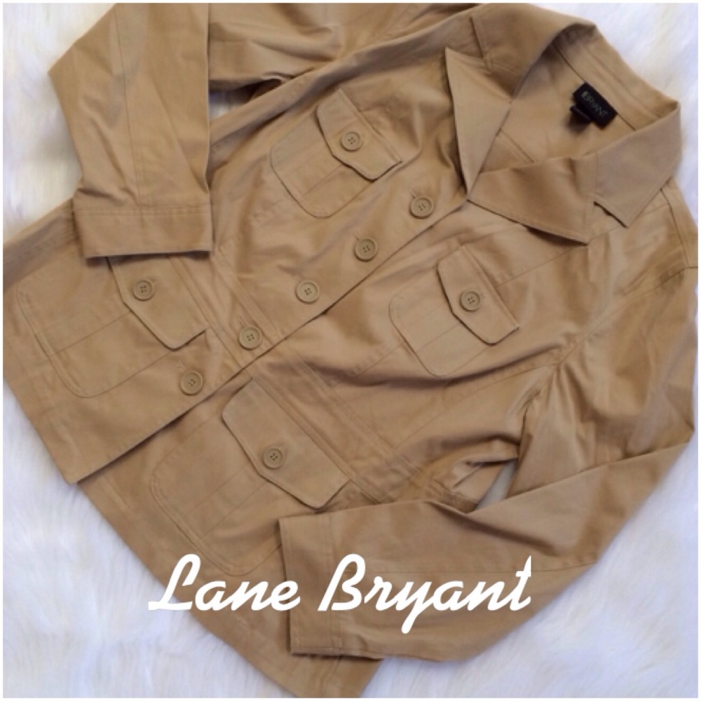Light Weight Lane Bryant Button Up Jacket