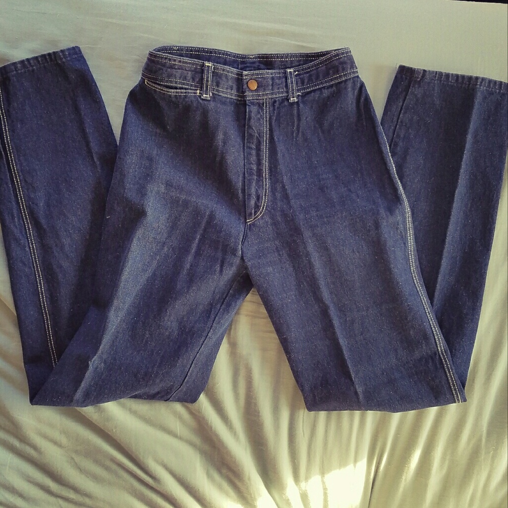 Vtg 70's High Waist Jeans