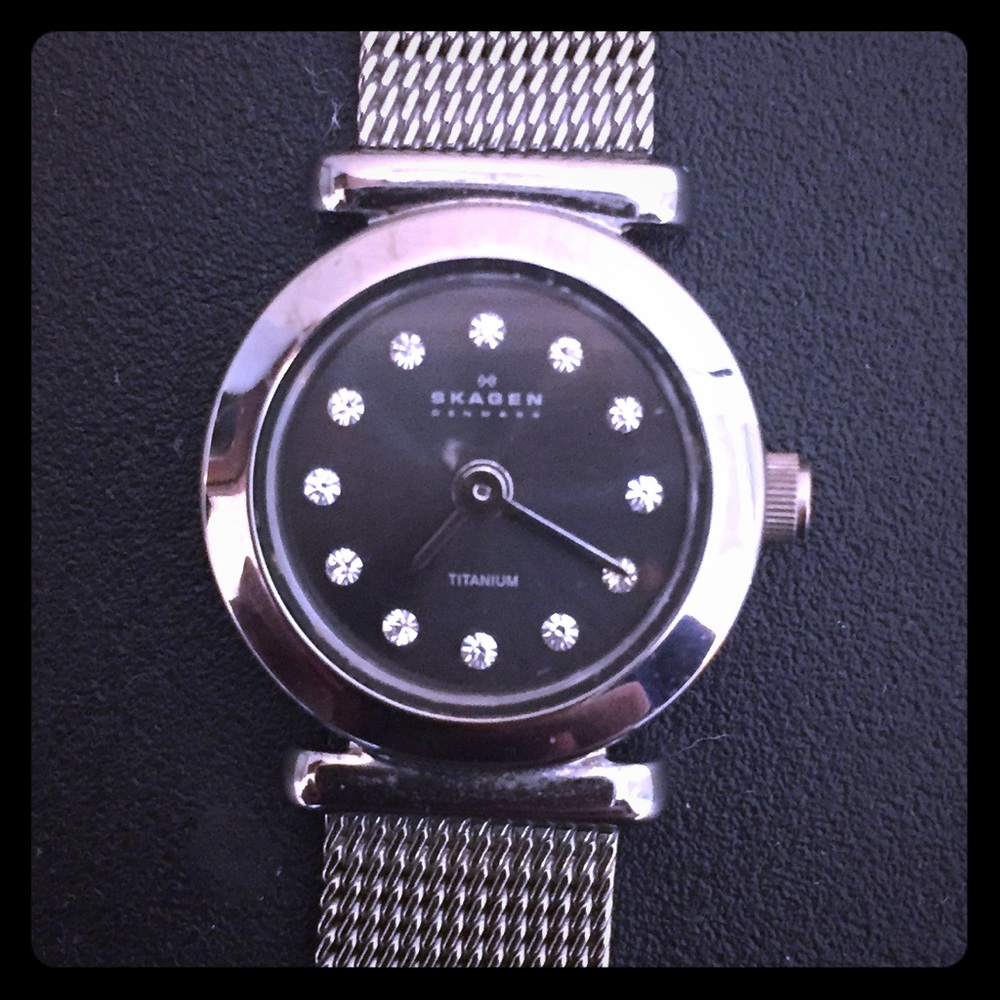 MOVING SALE!!! 🚚🚚 Sparkly Skagen Titanium Watch
