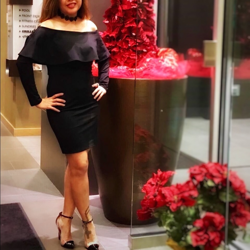 Off the shoulder dress