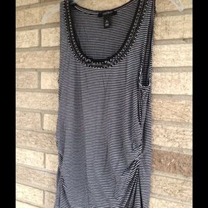 White House Black Market Sleeveless Top Sz M