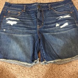 American Eagle Distressed Boyfriend Jean Shorts