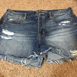 American Eagle Distressed Jean Shorts