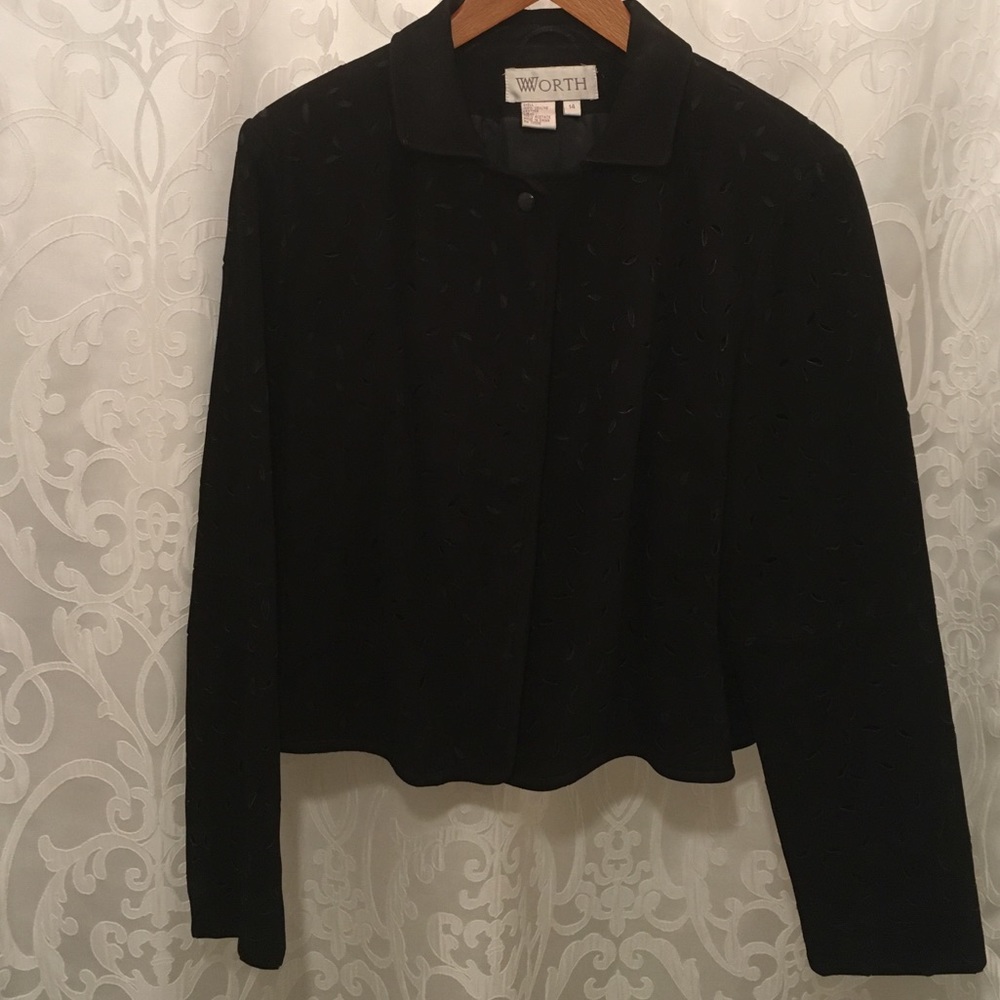 100% Leather Black Jacket