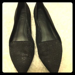 Black Glitter Flats🙃🙃