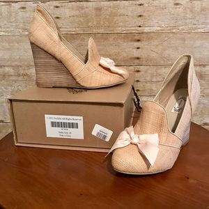 Joyfolie Halle Raffia Wedge