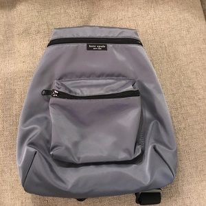 Kate Spade Mini Backpack - Gray/Blue (Like New)