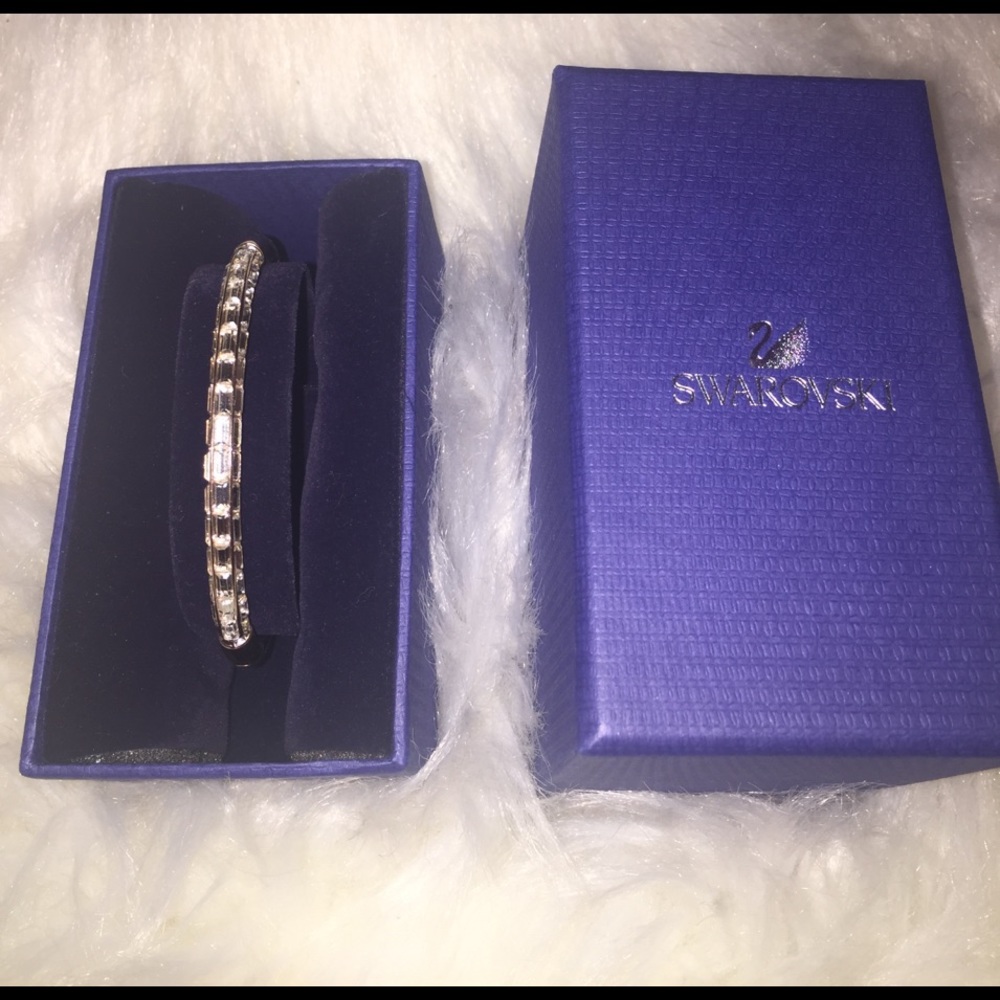 Swarovski rose gold bangle. $165 with tax!