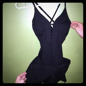 Black Lululemon one piece swim suit!