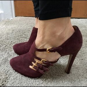 Prada bootie heels