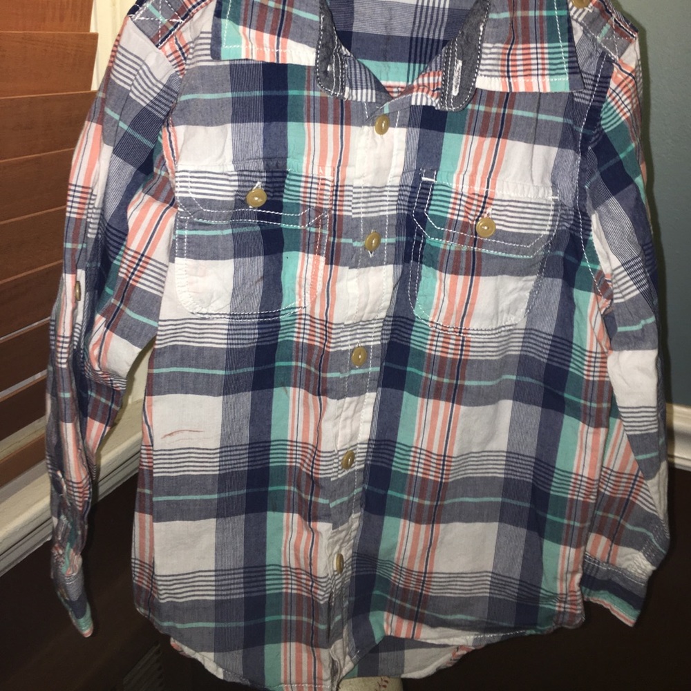 Multicolored plaid shirt