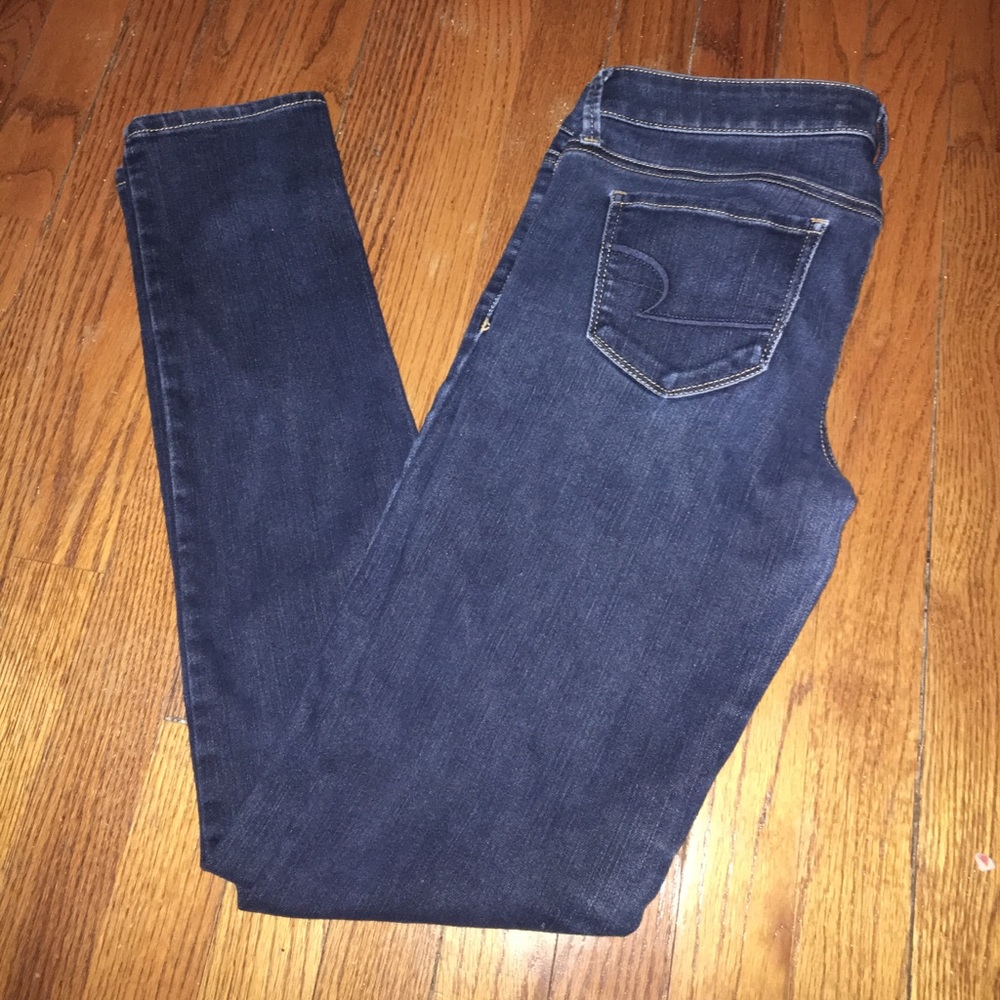 American Eagle Stretch Dark Wash Skinny Jeans