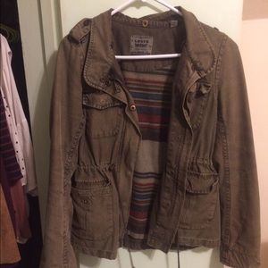 Levi's military green utility jacket