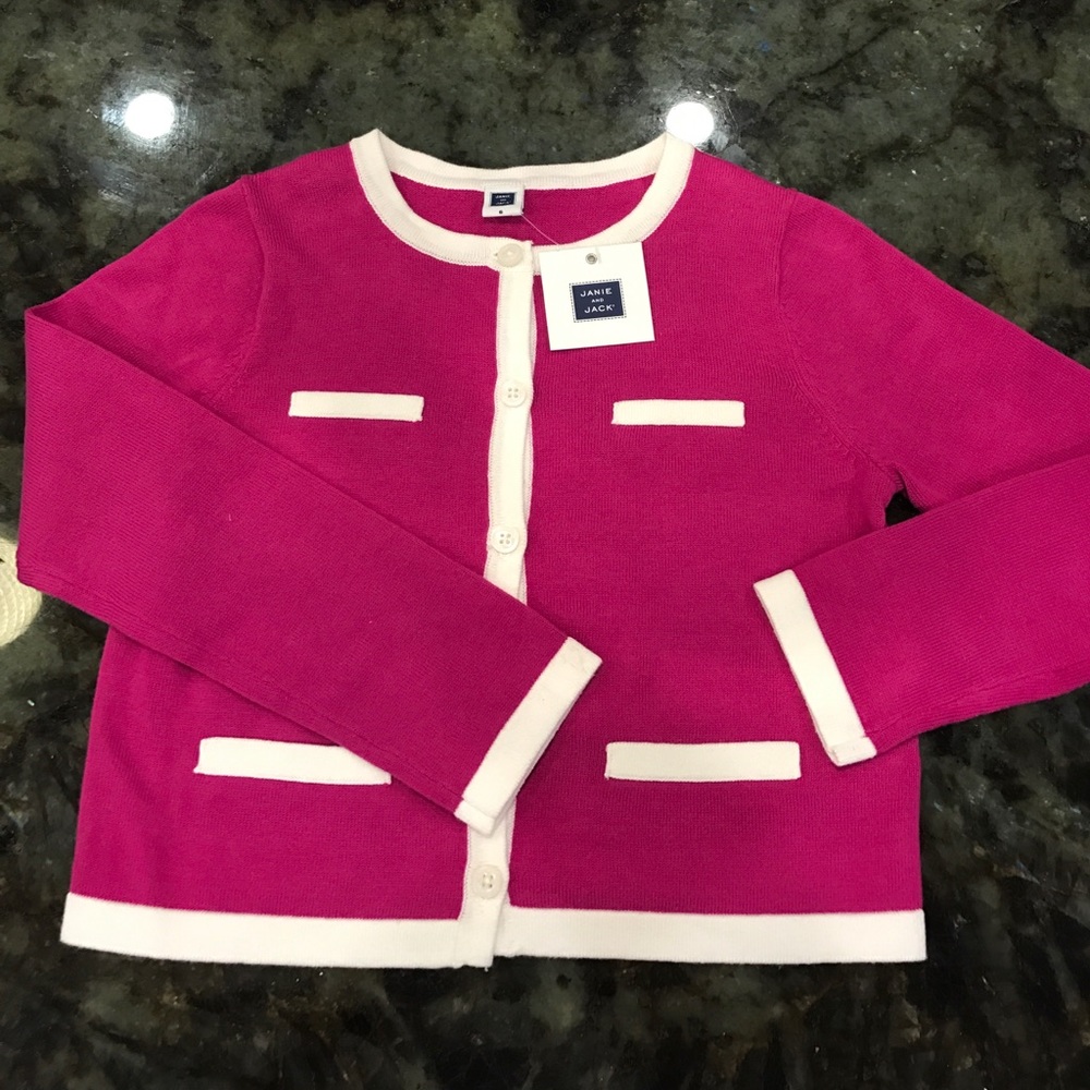 NWT Janie and Jack cardigan size 6
