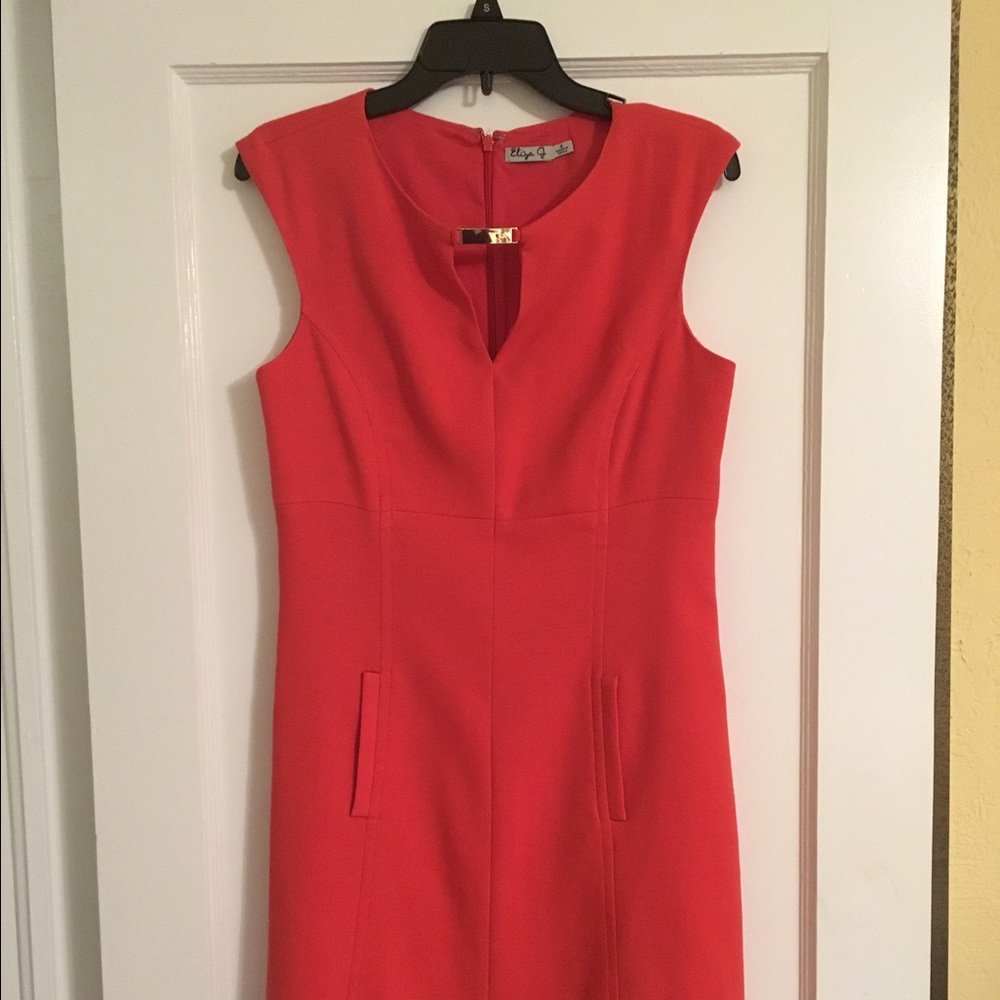 ELIZA J Coral Dress