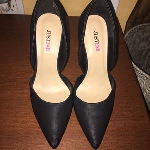 Just Fab black heels
