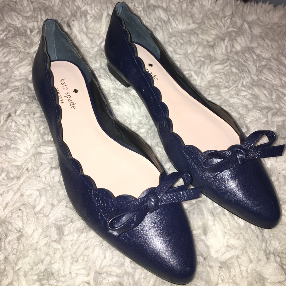 Kate Spade Navy Flex Flats