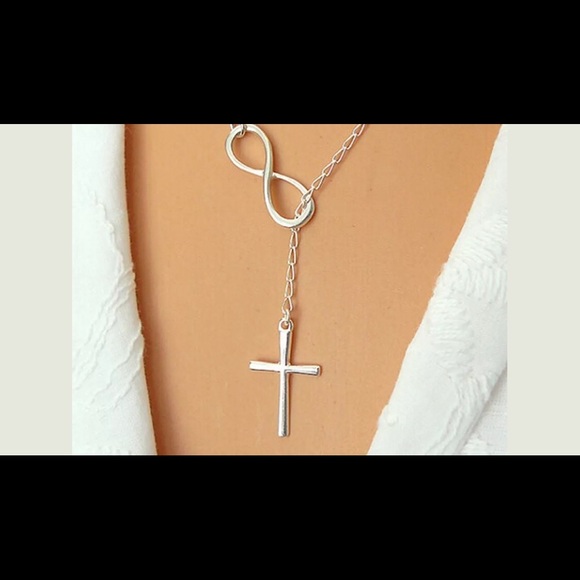 Jewelry - Not for sale Infinity & Cross necklace