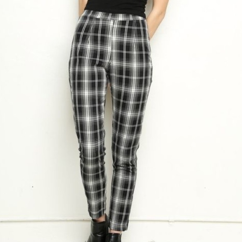 Brandy Melville plaid pants