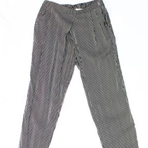 Sophie Rue black striped casual ankle pants.