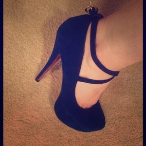 Cobalt blue heels