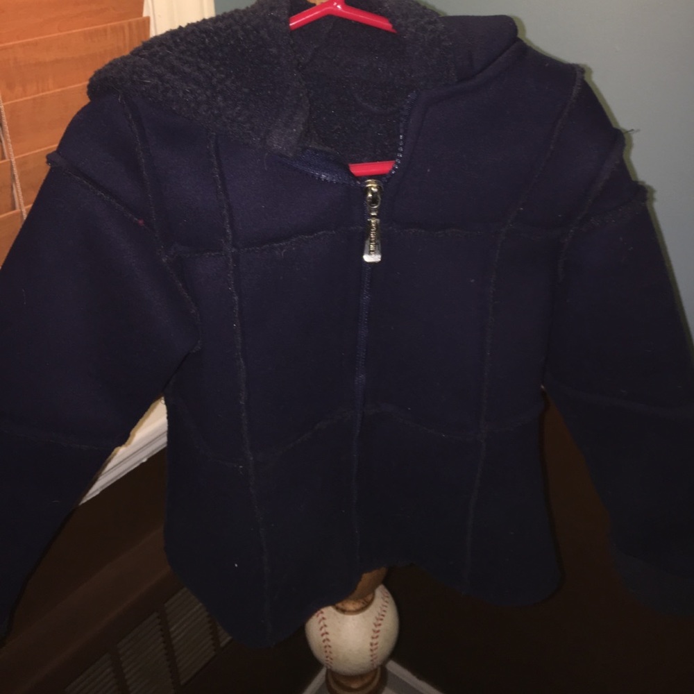 Boys navy blue winter coat
