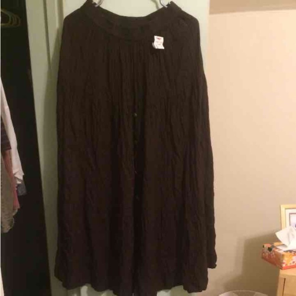 Brown Maxi skirt