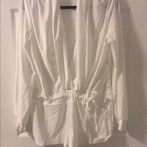 NWOT BKMGC Ivory Romper