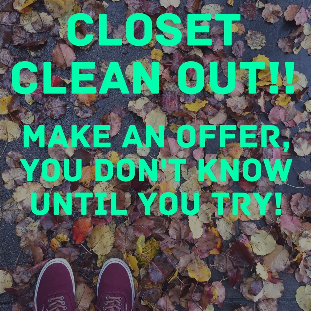CLOSET CLEAN OUT