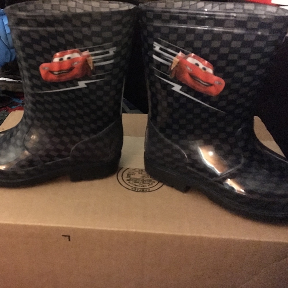 Cars rain boots