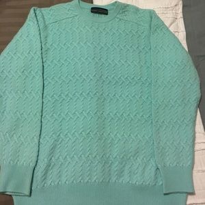 Robert Trent Jones Men's Cashmere Sweater-Mint (L)