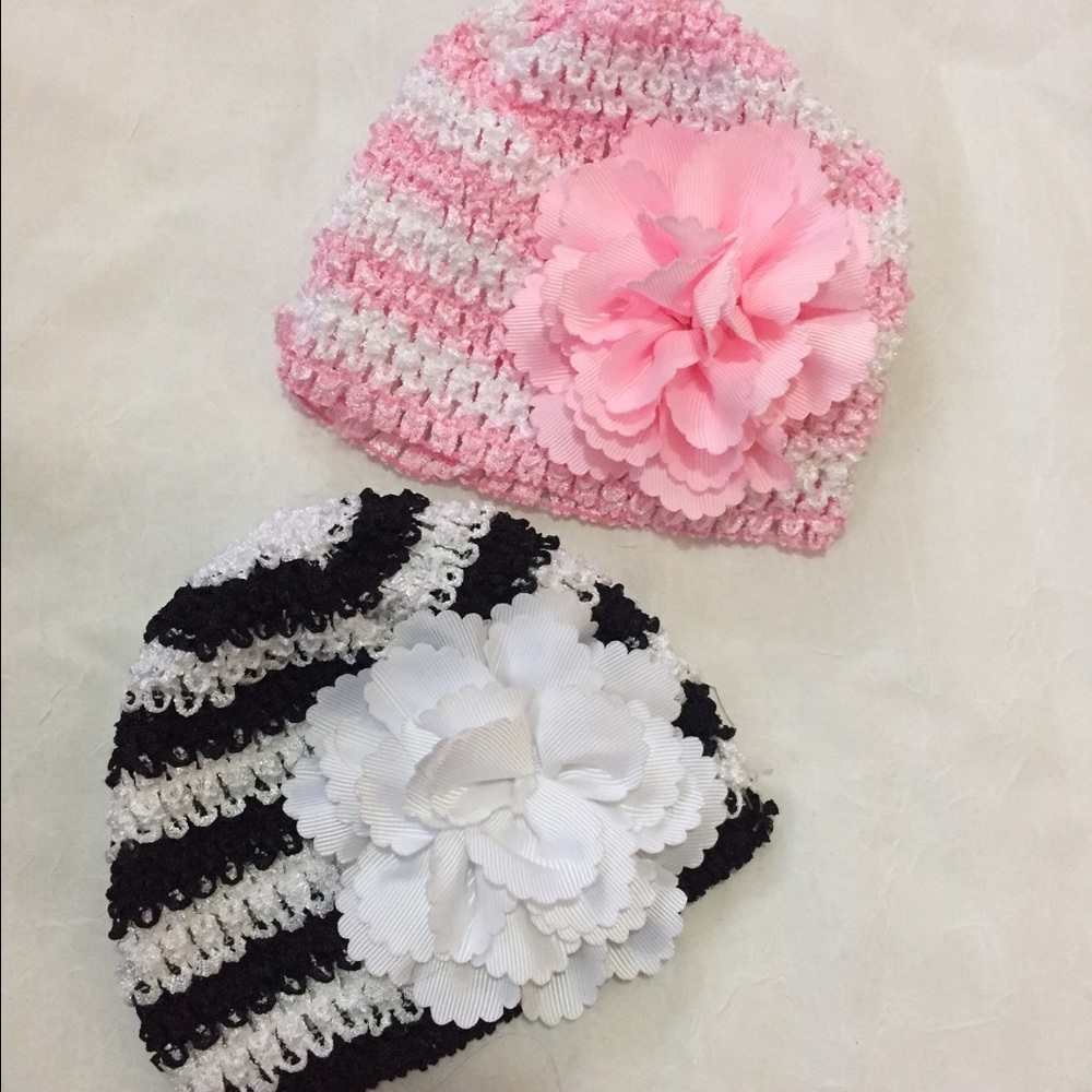 2 pieces infant hats
