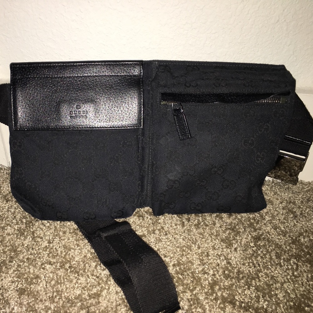 Gucci Black GG Canvas Travel Bag - 100% authentic!