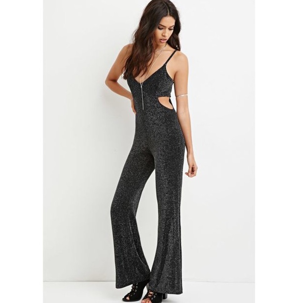 sparkly cut out jumpsuit
