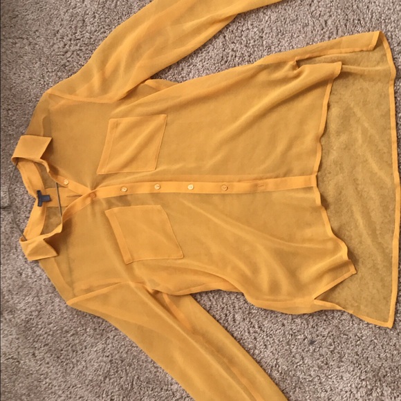 Tops - Yellow blouse