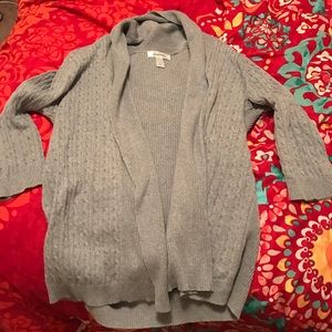 Grey cardigan