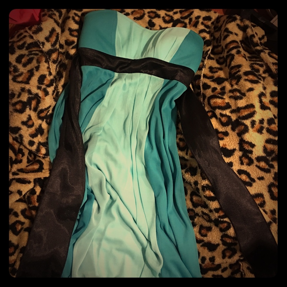 New dress perfect for a dance with satin lace tie