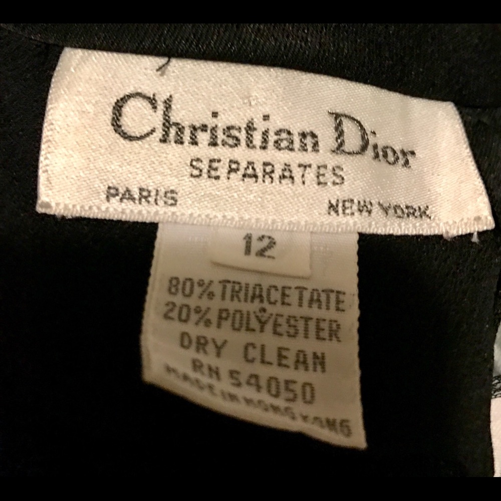 Authentic Christian Dior Sleeveless black shirt