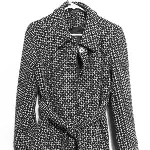 Black and white tweed jacket
