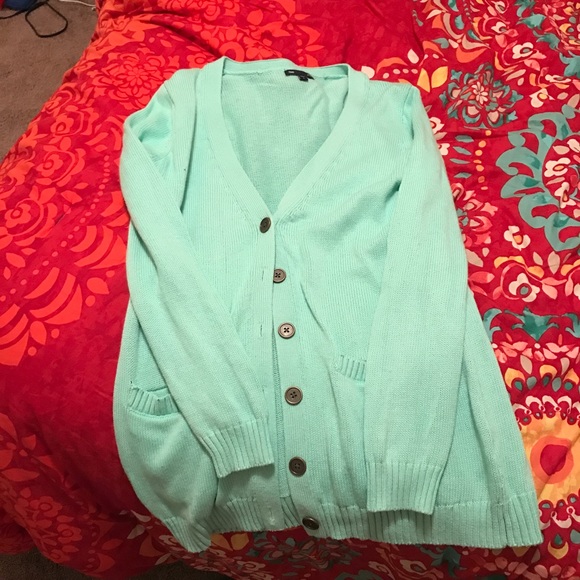 Mint green cardigan - Picture 1 of 1