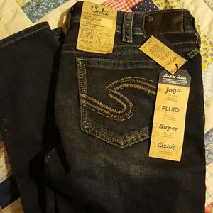 NWT Suki Silver Jeans