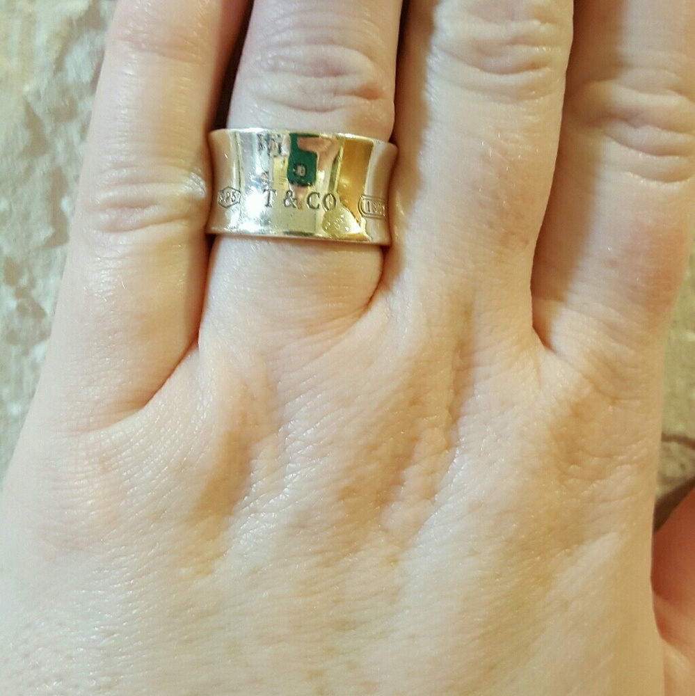 Tiffany & Co. Sterling wide band ring