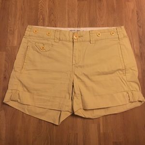 Anthropologie Yellow Paperboy Shorts Size 2