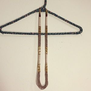 Anthropologie boho beaded necklace