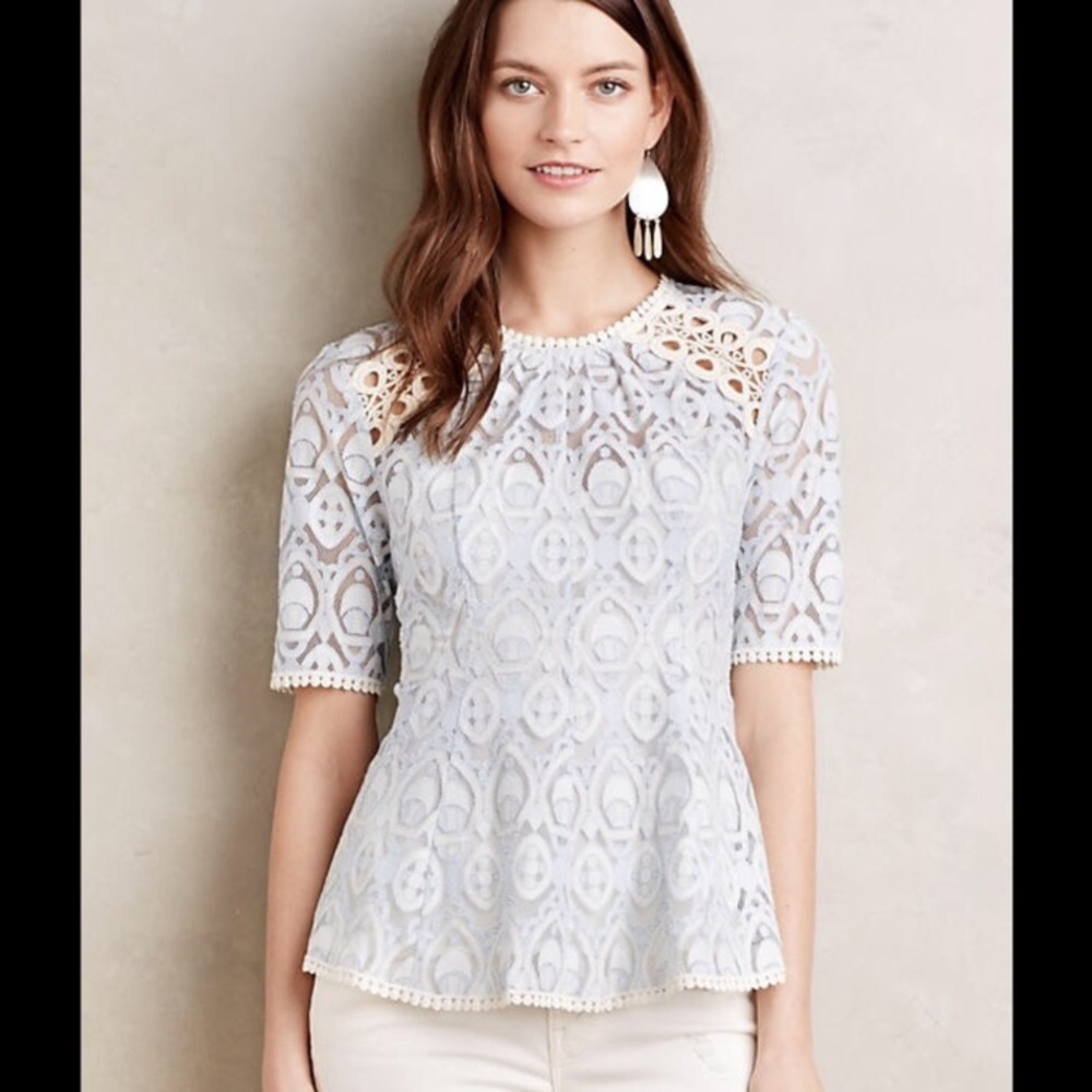 ISO Anthropologie HD in Paris lace top